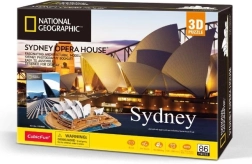 3D dėlionė NATIONAL GEOGRAPHIC Sidnėjus, 86 dalys