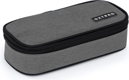 Mokyklinis penalas (etui) Unicolor, pilkas