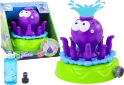 Sodo purkštuvas Aštuonkojis su fontanu ir burbulų pūtikliu Violetinis