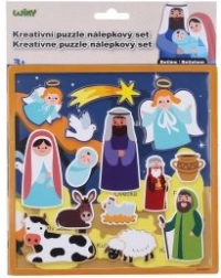 Kūrybinis lipdukų dėlionės rinkinys „Betlėjus“
