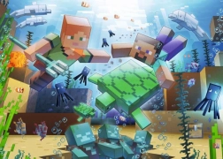 Dėlionė „Minecraft“ mozaika, 1000 dalių