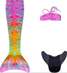 Undinėlės uodegos plaukmenys „Malibu“ su bikini