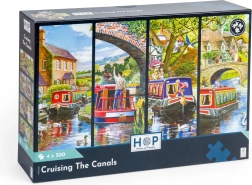 HOP Puzzle Voyage on Water Canals 4x500 Pieces