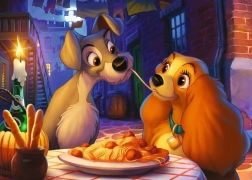 Dėlionė Lady and the Tramp 1000 dalių RAVENSBURGER