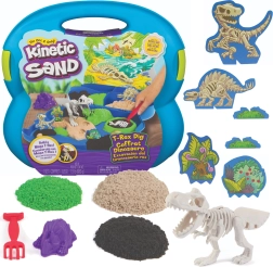 Kinetinis smėlis T‑Rex kasinėjimai su skeletu ir priedais