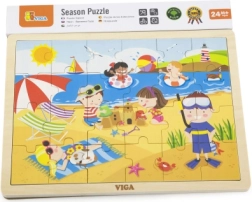 VIGA medinė dėlionė „Vasara“ – 24 dalys