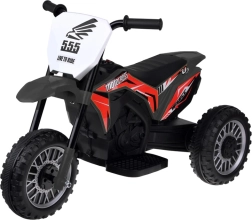 Vaikiškas elektrinis triratis su muzika – juoda