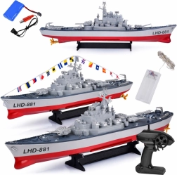 Nuotoliniu būdu valdoma kovinė valtis LHD-881, mastelis 1:390