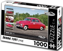 RETRO-AUTA puzzle Škoda 1201 – 1000 pieces