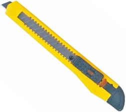 Small office knife with carabiner
