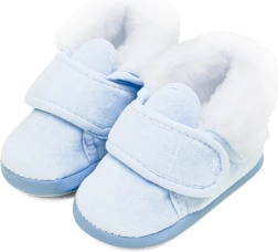 Kūdikio žieminiai batukai New Baby, mėlyni, 0–3 mėnesiai