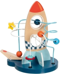 Edukacinis žaislas „Raketa“ – mini motorikos kilpa