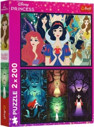 Dėlionė 2×200 detalių Disney PRINCESS – žavingos princesės