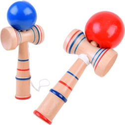 Medinė kendama – vikrumo žaislas - 1 vnt.