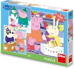 Dėlionė PEPPA PIG – linksma popietė 3×55 detalių