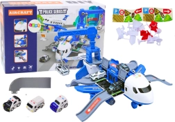 Interactive Police Airplane 2-in-1 – Foldable Mobile Station DIY