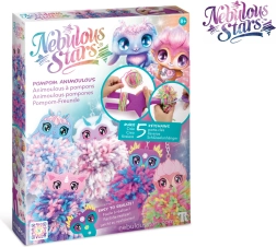 Nebulous Stars pom-pom creative set Animouch – keychain making kit
