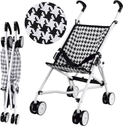 Sulankstomas lėlių vežimėlis su taškeliais – Pepito