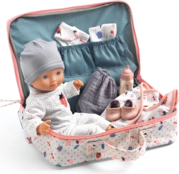 Dovaninis lagaminėlis su lėlyte Vanille DJECO