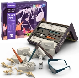 Dinozaurų kaulų kasinėjimai 6 viename – paleontologų rinkinys vaikams