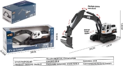 Metalinis baltas vikšrinis ekskavatorius