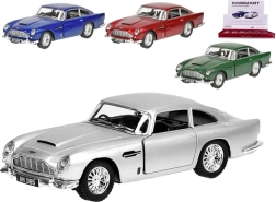 Metalinis automobilio modelis KINSMART Aston Martin DB5 1:38 su atgal traukiamu mechanizmu