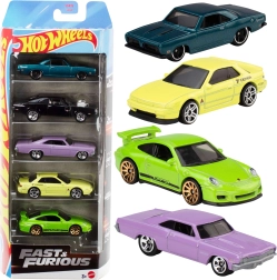 Hot Wheels Greiti ir įsiutę – 5 metalinių automobiliukų rinkinys