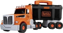 BLACK+DECKER sunkvežimis su įrankiais ir gręžtuvu, konstruktorius vaikams 43 cm