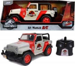 RC automobilis JURASSIC PARK Jeep Wrangler 1:16 su turbo