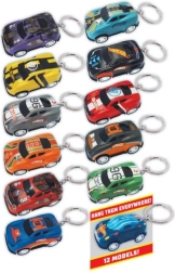 Raktų pakabukas Hot Wheels GT K‑Cars 3D PVC + metalas