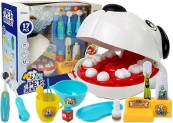 Vaikiškas veterinarinis odontologinis rinkinys su šuniuku ir dantų įrankiais