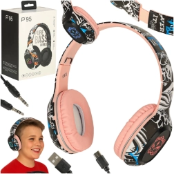 Belaidės „Bluetooth“ ausinės žaidimams ir sportui, rožinės