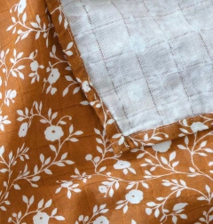 Muslin Towel XL blossom – Caramel