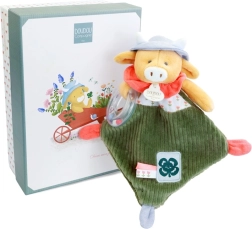Karvytė Aneth su barškučiu 21 cm – dovanų rinkinys Doudou