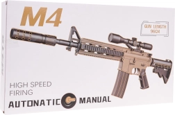 M4 karabinas geliniams rutuliukams su priedais