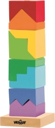 Colorful Wooden Stacking Tower