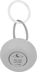 FreeON nešiojamas migdymo modulis su baltuoju triukšmu ir verkimo jutikliu, pilkas