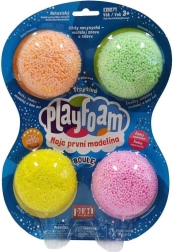 PlayFoam Boule blizgi 4 spalvų rinkinys – netepliojantis modelinas