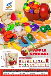 Fruit and Vegetable Cutting Set in an Apple