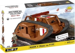 COBI Mark V (Male) tankas 1:35 konstrukcinis rinkinys, 844 detalių