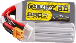 Tattu r-line v5 850 mah 4s 150c xt30u-f lipo akumuliatorius