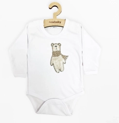 Kūdikių smėlinukas ilgomis rankovėmis New Baby Polar Bear