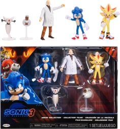 Figūrėlių rinkinys SONIC THE HEDGEHOG 3 Movie Collection – 5 dalys