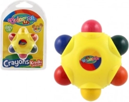 Vaškinių kreidelių žvaigždelės Pastelės 6 spalvos