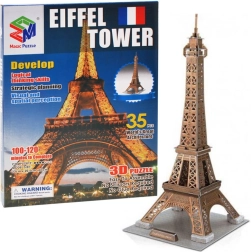 3D Puzzle Eiffel Tower – 35 Pieces, No Glue