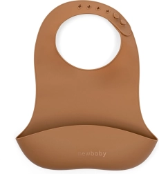 Silikoninis seilinukas NEW BABY rudas