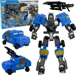 Woopie kovinis kovinis transformuojamas robotas 2in1
