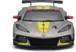 Metalinės automobilio modelis 1:24 BBURAGO Corvette C8.R 2020 lenktyninis geltonas