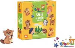 Created creative sewing kit Make Your Own Forest World animals in a box 25 × 21 cm