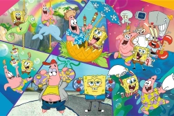 Dėlionė SpongeBobas Bikini Bottom 300 detalių